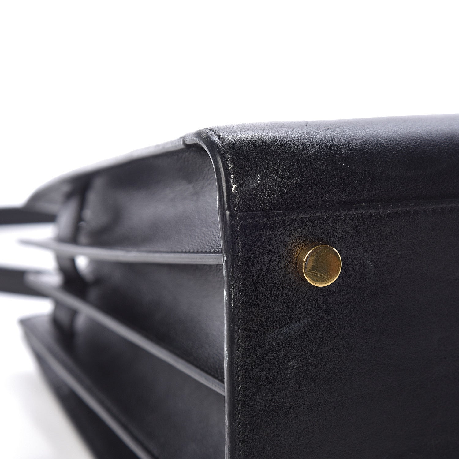 Saint Laurent Grained Calfskin Small Sac De Jour Black 9 of 13