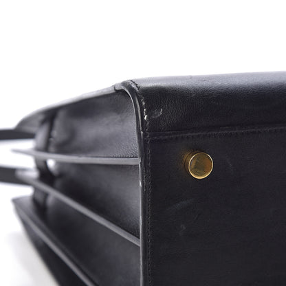 Saint Laurent Grained Calfskin Small Sac De Jour Black 9 of 13