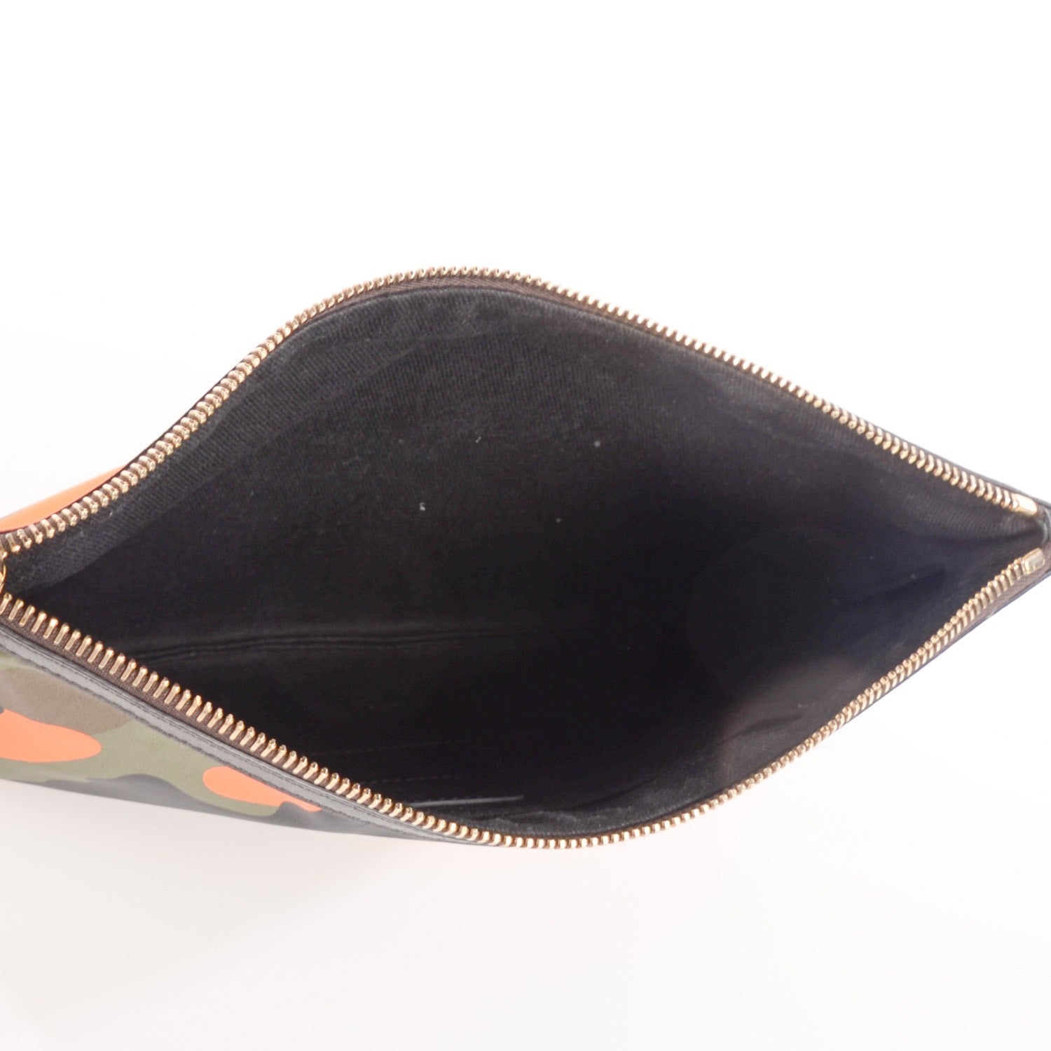 Valentino Garavani Nylon Camouflage Zip Pouch Orange 5 of 10