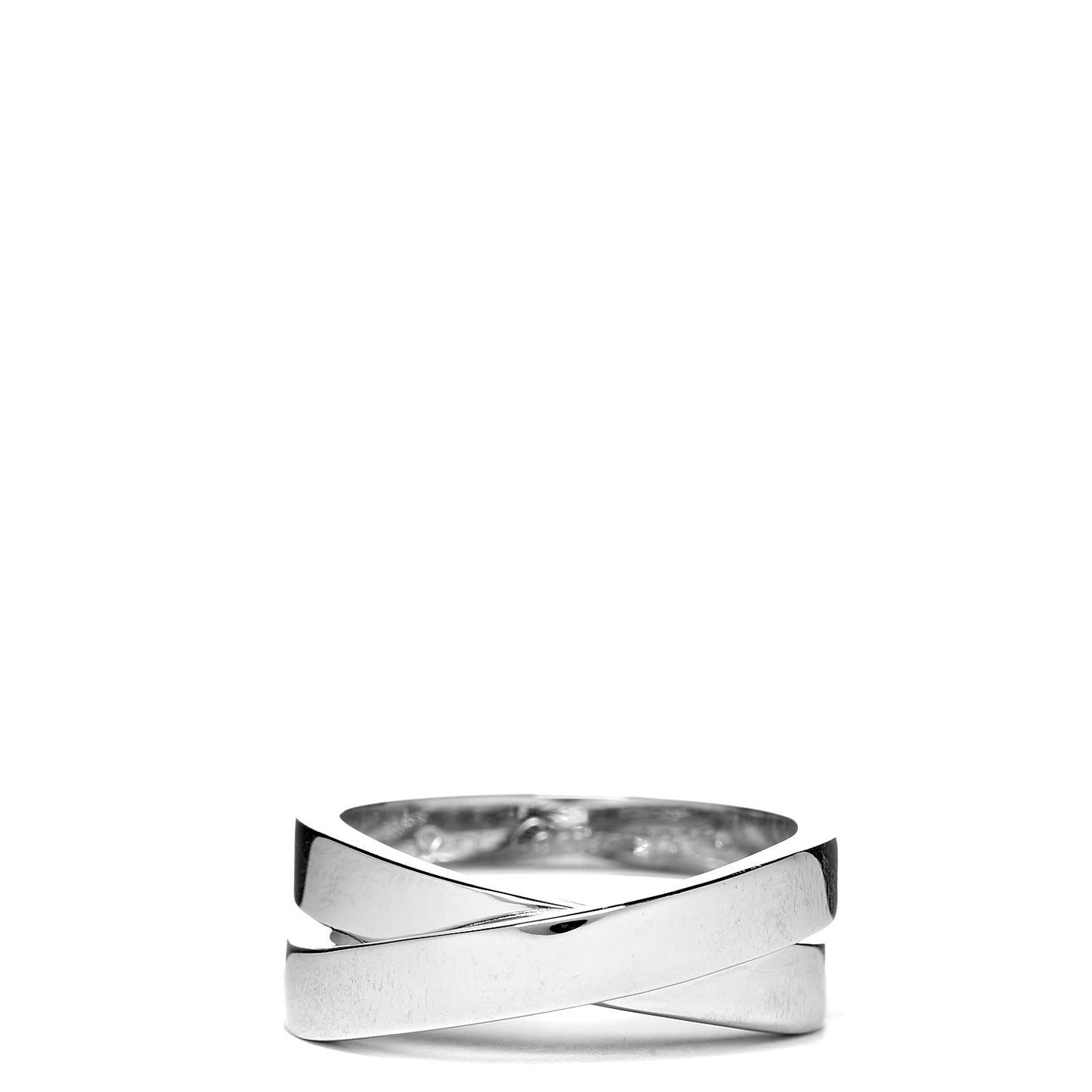 18K White Gold 9mm Paris Nouvelle Vague Ring 60 9.25