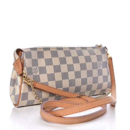 Louis Vuitton Damier Azur Eva Clutch 3 of 9