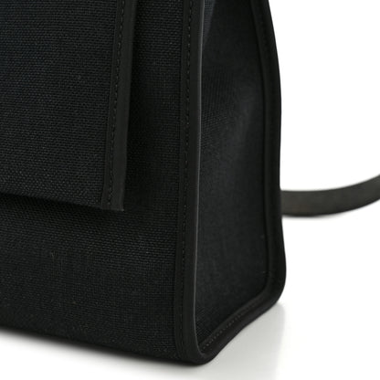 Hermes Military Toile Vache Hunter Herbag Zip PM 31 Black 15 of 15