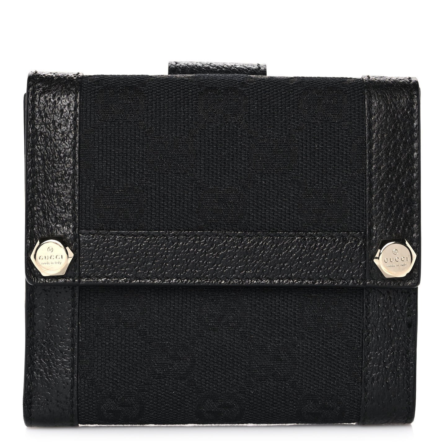 Monogram Charmy French Flap Wallet Black