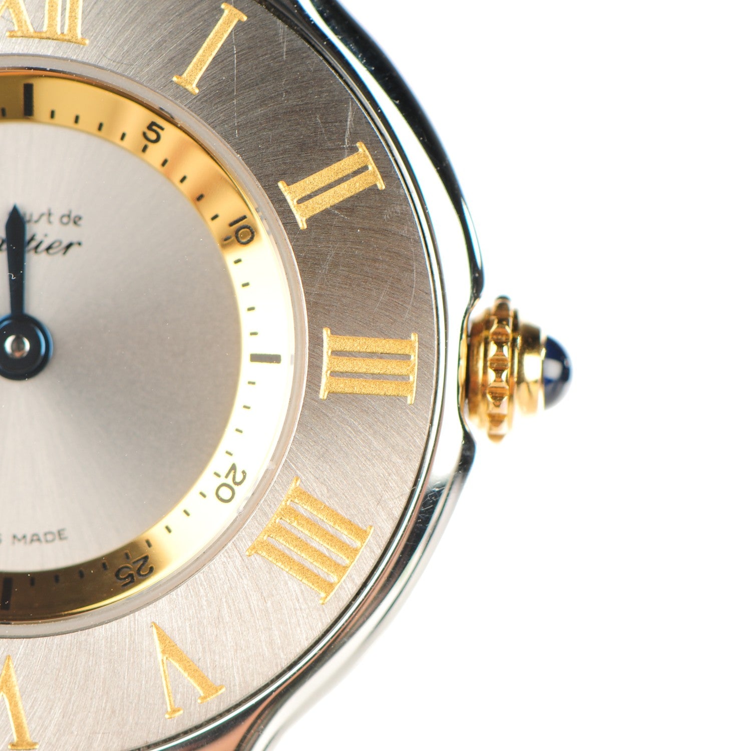 Cartier Stainless Steel 18K Yellow Gold 28mm Must De 21 Quartz Watch 12 of 12