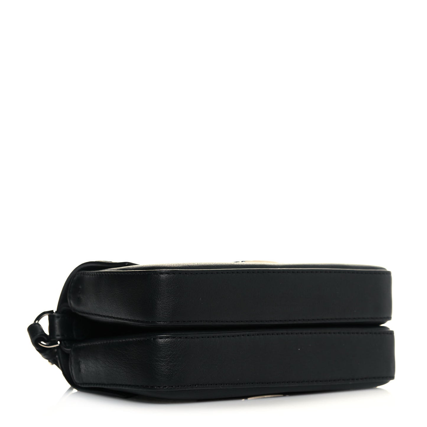 Vitello Dolce Elaphe Monster Eyes Micro Double Baguette Black Naturale
