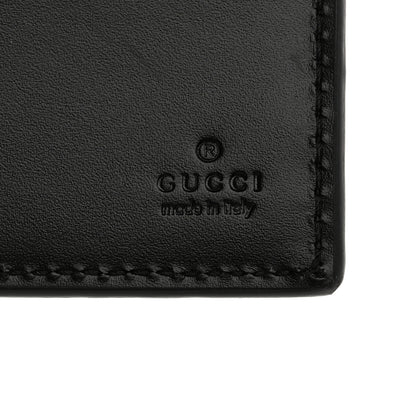 Gucci Guccissima Signature Dorian Bi-Fold Wallet Black 6 of 9