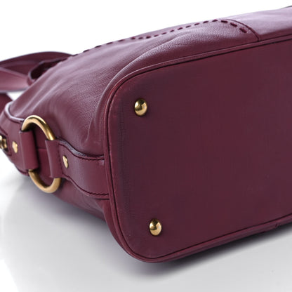 Saint Laurent Calfskin Large Muse Magenta 9 of 13