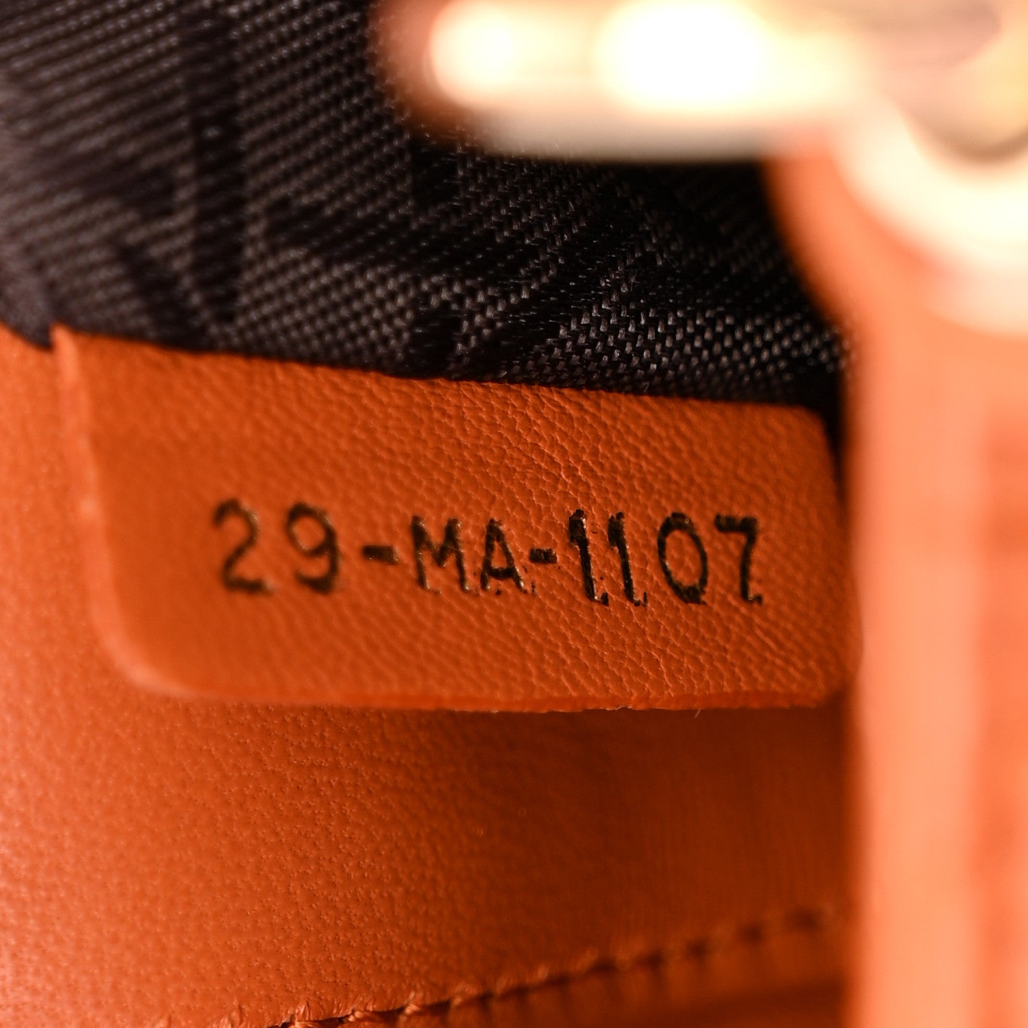 Christian Dior Lambskin Cannage Small Lucky Badges My Lady Dior Orange 7 of 10
