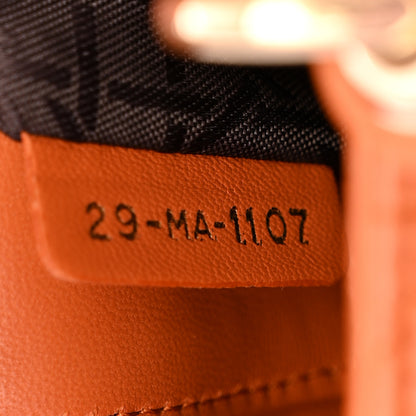 Christian Dior Lambskin Cannage Small Lucky Badges My Lady Dior Orange 7 of 10