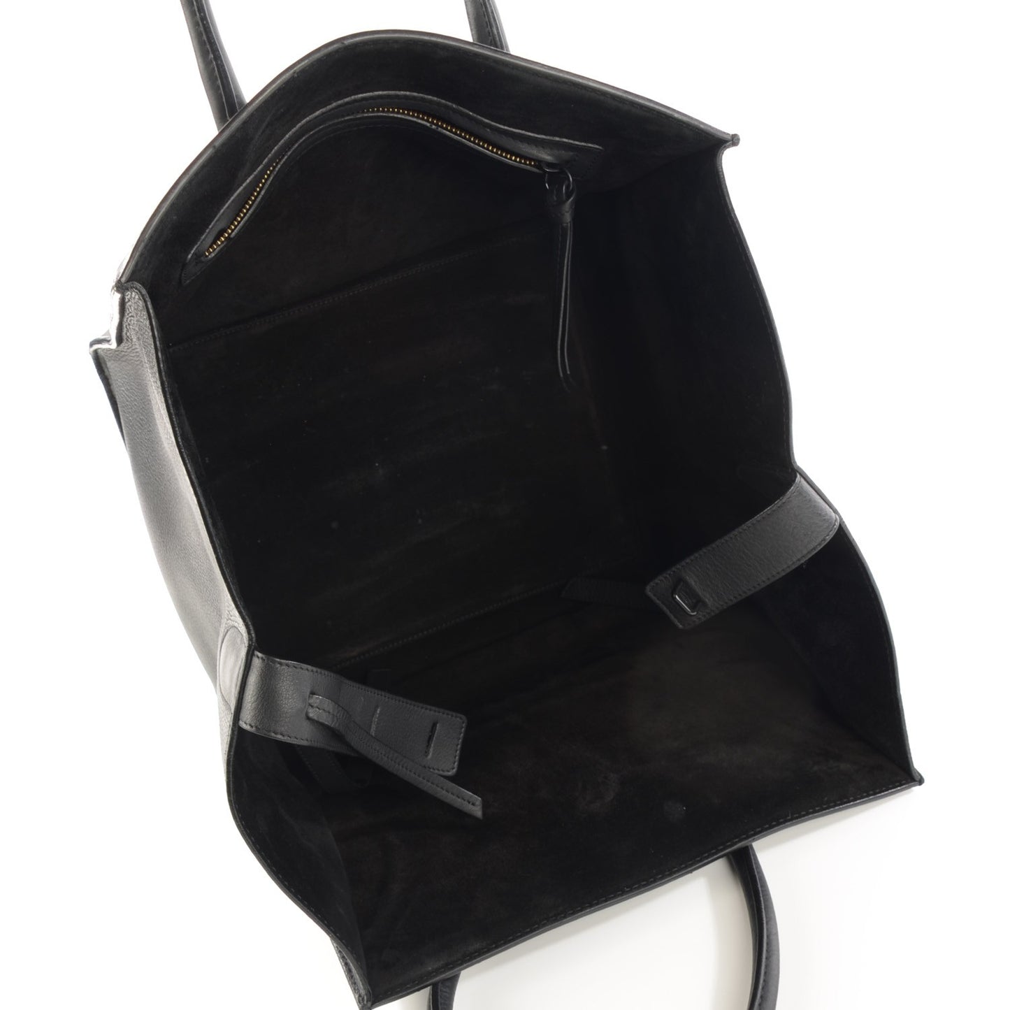 Supple Calfskin Medium Phantom Luggage Black