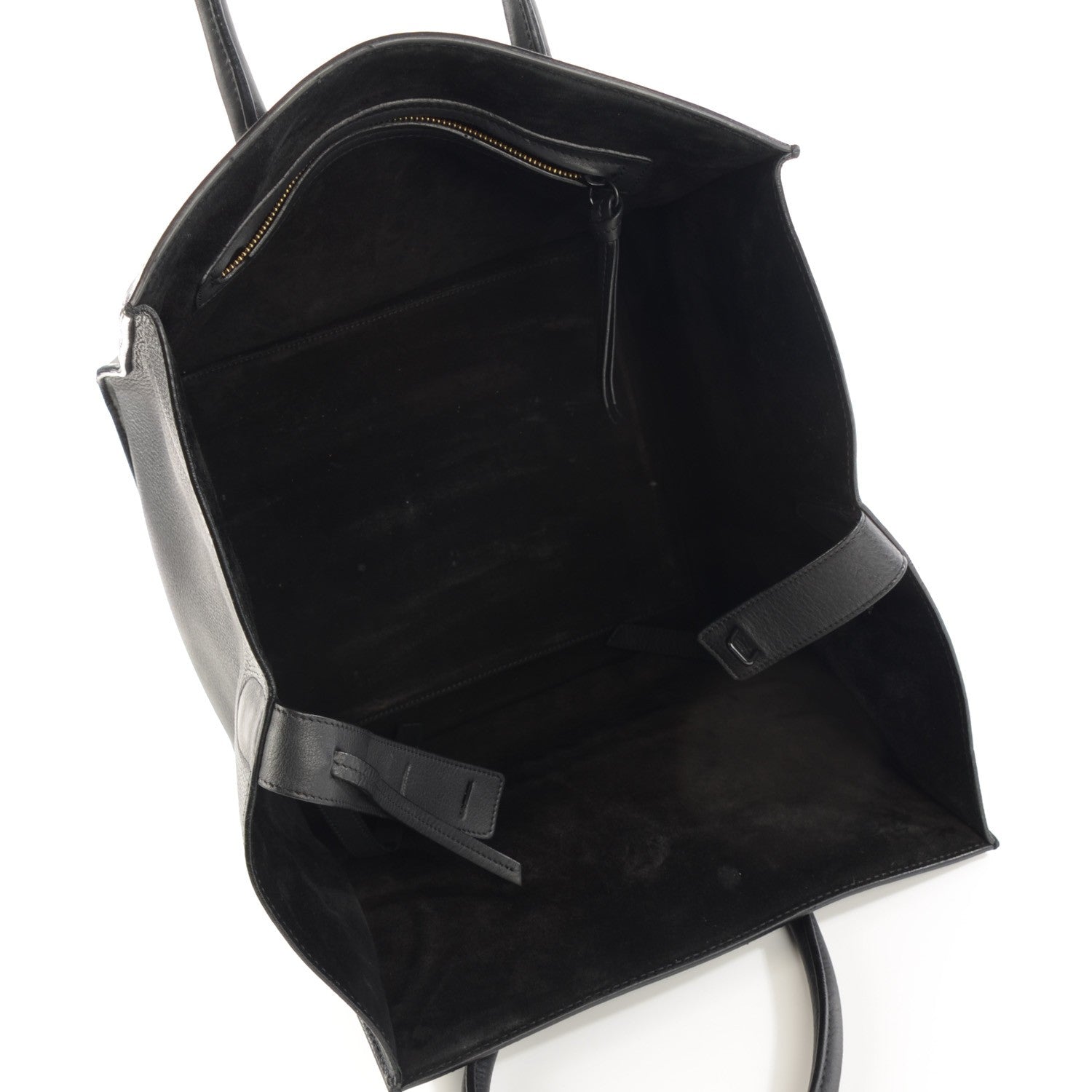 Celine Supple Calfskin Medium Phantom Luggage Black 5 of 16