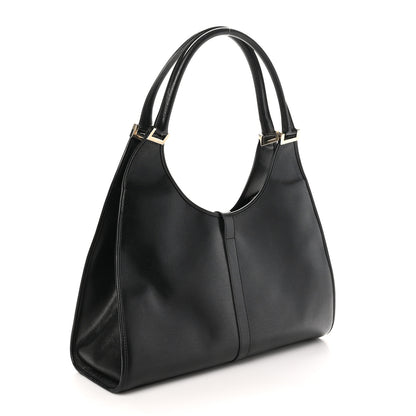 Gucci Calfskin Bardot Hobo Black 3 of 10