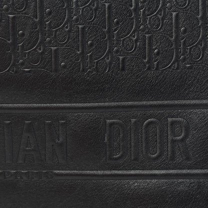Christian Dior Oblique Calfskin Embossed Book Tote Black 9 of 12