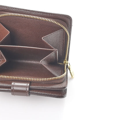 Louis Vuitton Damier Ebene Zippe Zipped Compact Wallet 6 of 10