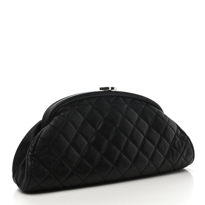 Chanel Lambskin Quilted Timeless Clutch Black 2 of 6