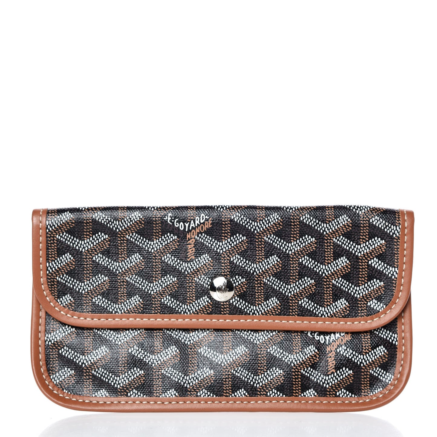 Goyardine Pouch Black Gold