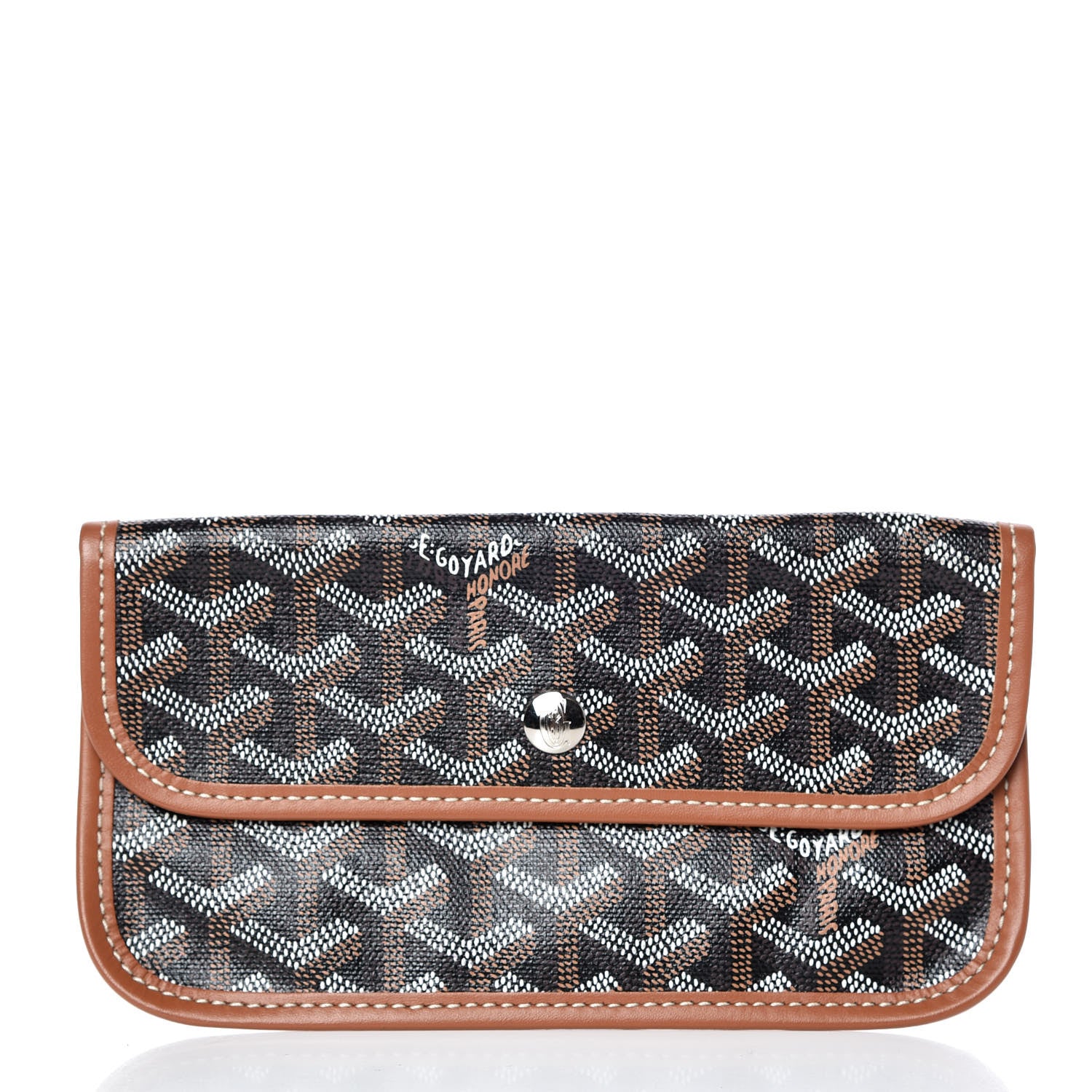 Goyard Goyardine Pouch Black Gold 1 of 6