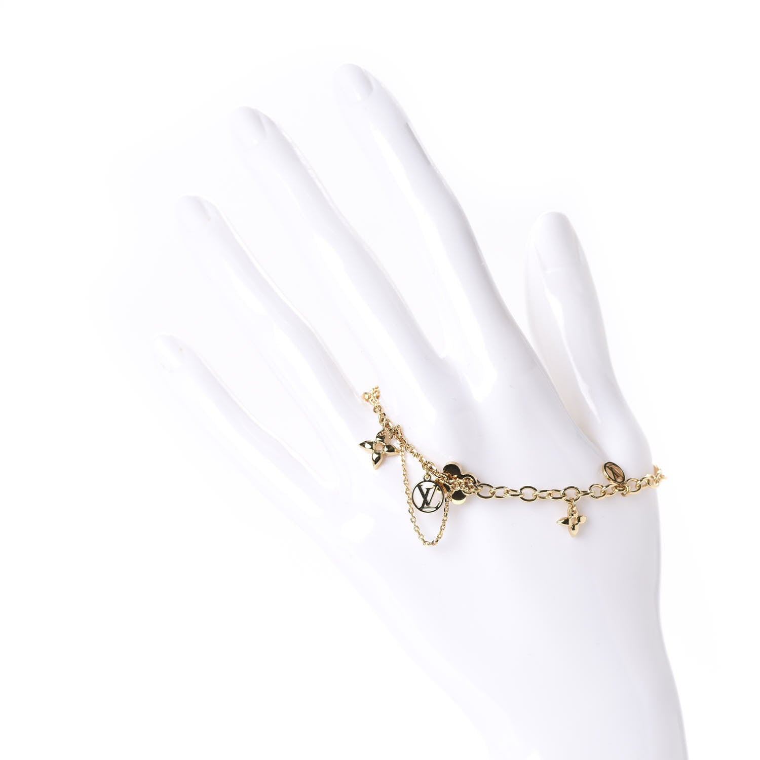 Louis Vuitton Metal Monogram Blooming Supple Bracelet 2 of 7