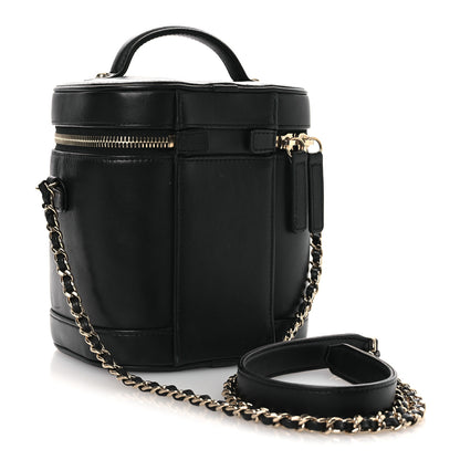 Chanel Lambskin Timeless Vanity Cosmetic Case Black 3 of 12