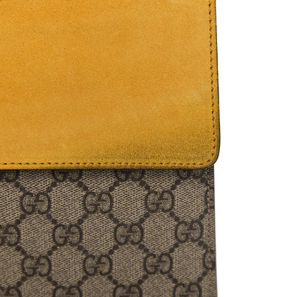 Gucci GG Supreme Monogram Medium Dionysus Shoulder Bag Yellow 9 of 13