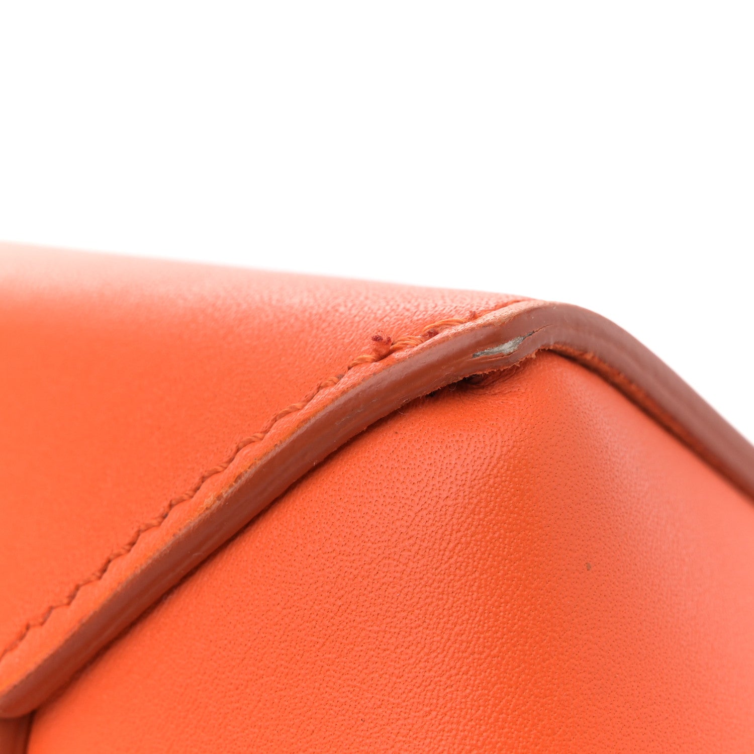 Celine Smooth Calfskin Mini Tri-Color Belt Bag Orange 12 of 13