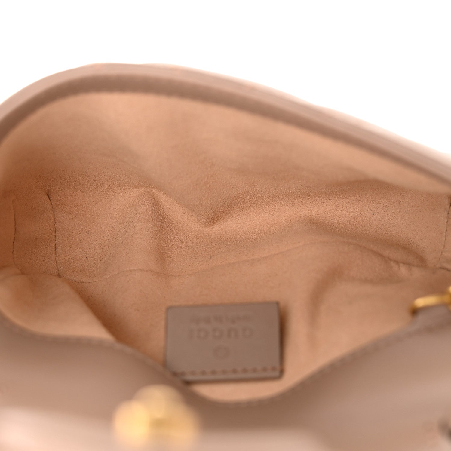 Gucci Calfskin Matelasse Super Mini GG Marmont Shoulder Bag Porcelain Rose 5 of 11