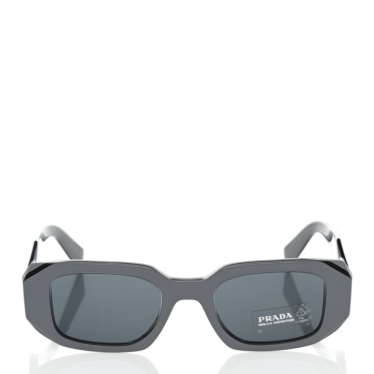 Acetate Symbole Sunglasses SPR 17W Dark Grey