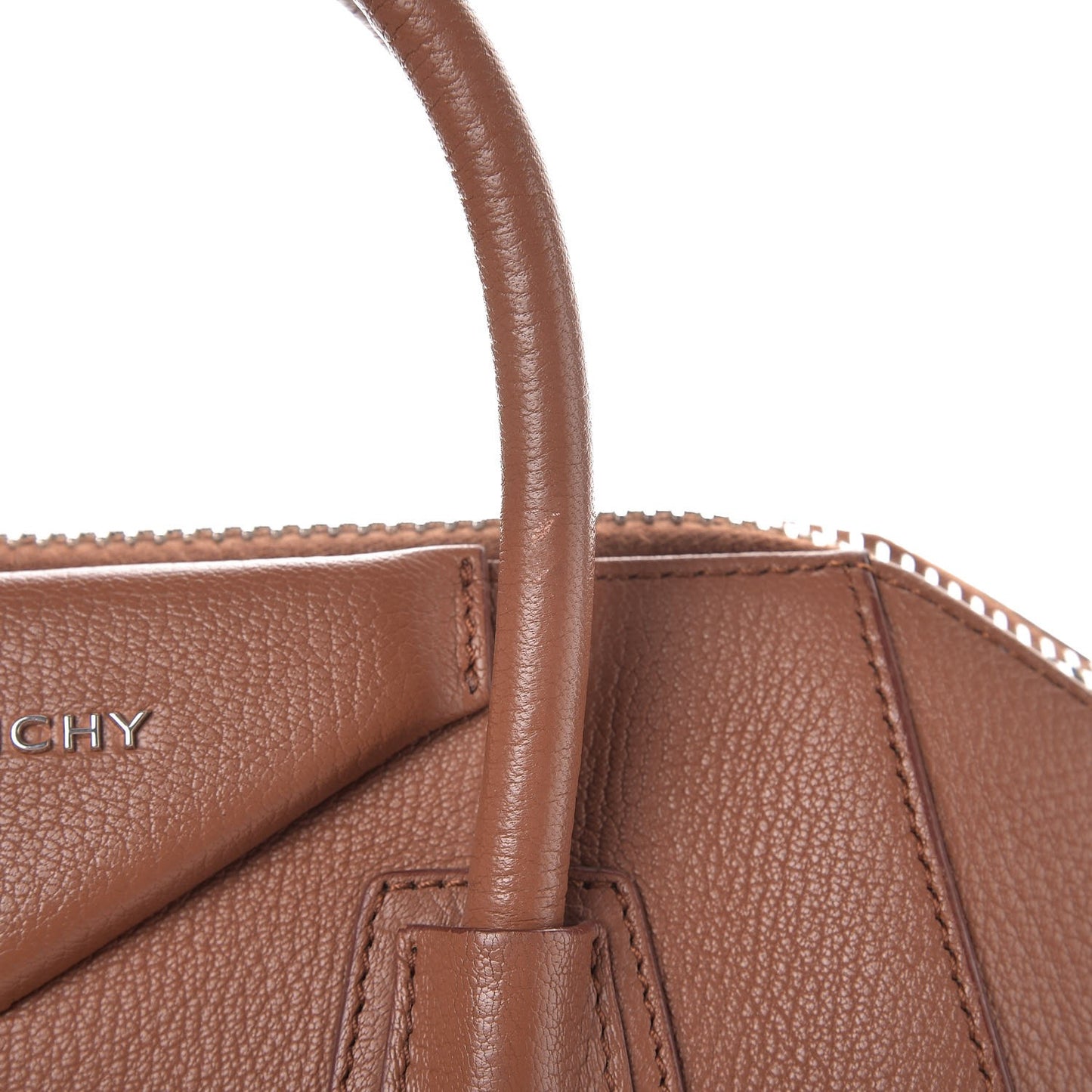 Sugar Goatskin Small Antigona Caramel