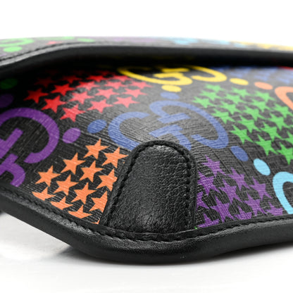 Gucci GG Supreme Monogram Psychedelic Slim Belt Bag Black 8 of 8