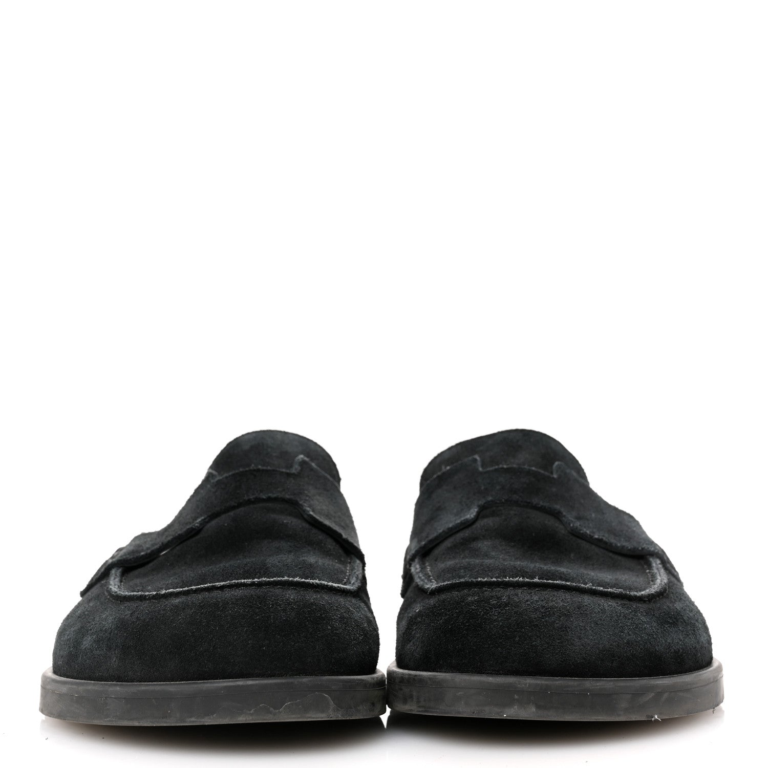 Hermes Suede Calfskin Go Mules 40 Black 3 of 14