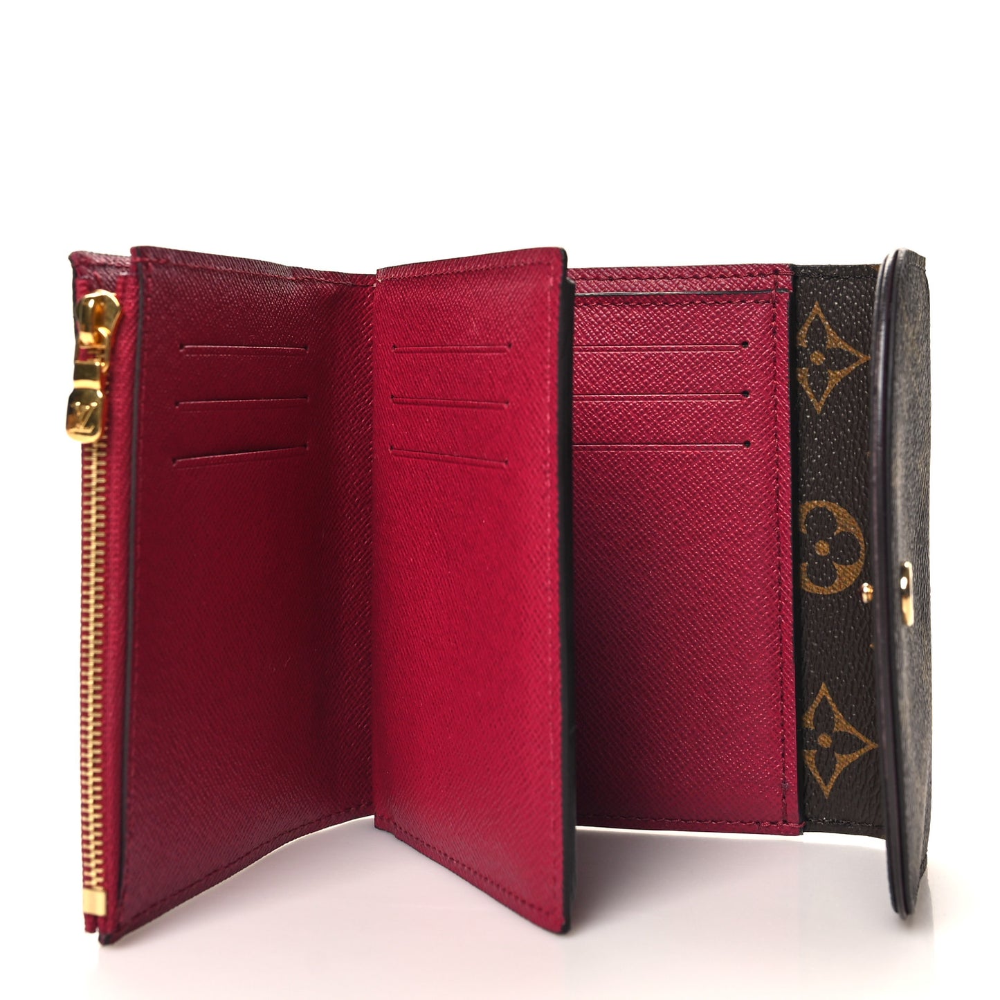 Monogram Ariane Compact Wallet Fuchsia