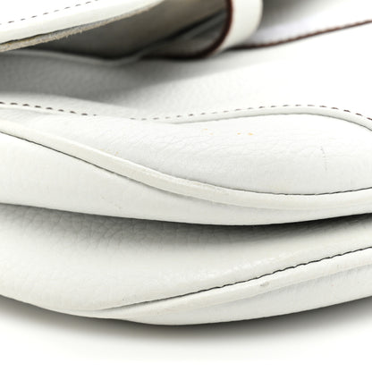 Christian Dior Calfskin Double Saddle Bag White 9 of 20
