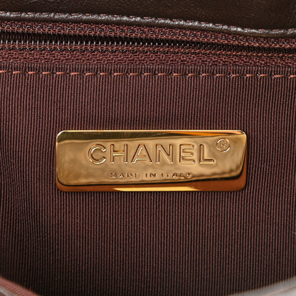 Chanel Lambskin Quilted Medium Chanel 19 Flap Dark Brown 6 of 11