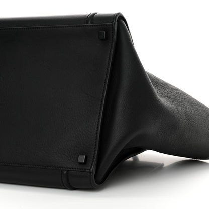 Celine Supple Calfskin Medium Phantom Luggage Black 9 of 13