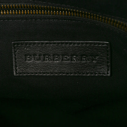 Burberry Canvas Mega Check Drifton Backpack Black 6 of 8