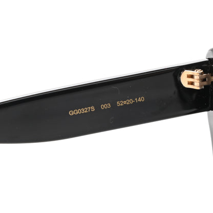Gucci Acetate Glitter Sunglasses GG0327S Black 6 of 8