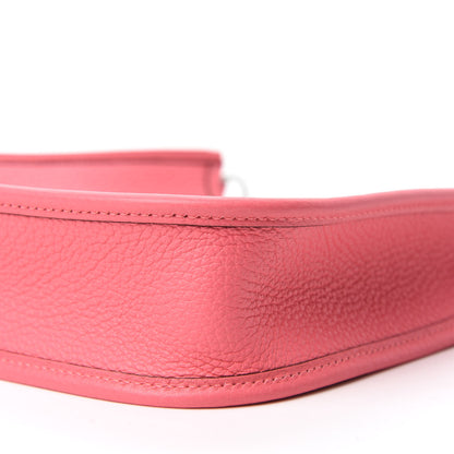 Hermes Taurillon Clemence Allegro Evelyne TPM Rose Azalee Rose Confetti 7 of 11