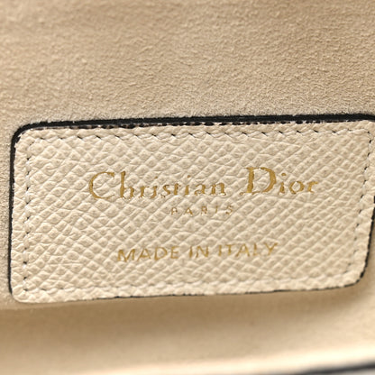 Christian Dior Grained Calfskin Mini Saddle Bag White 6 of 12