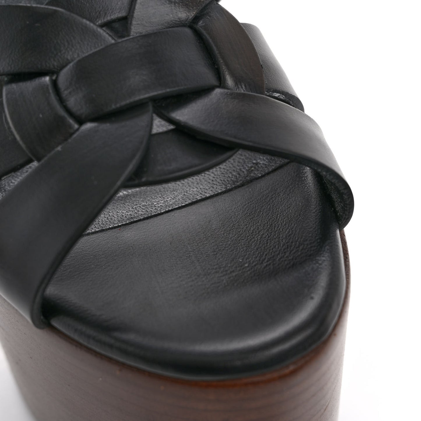 Calfskin Betty 80 Tribute Sandals 37 Black