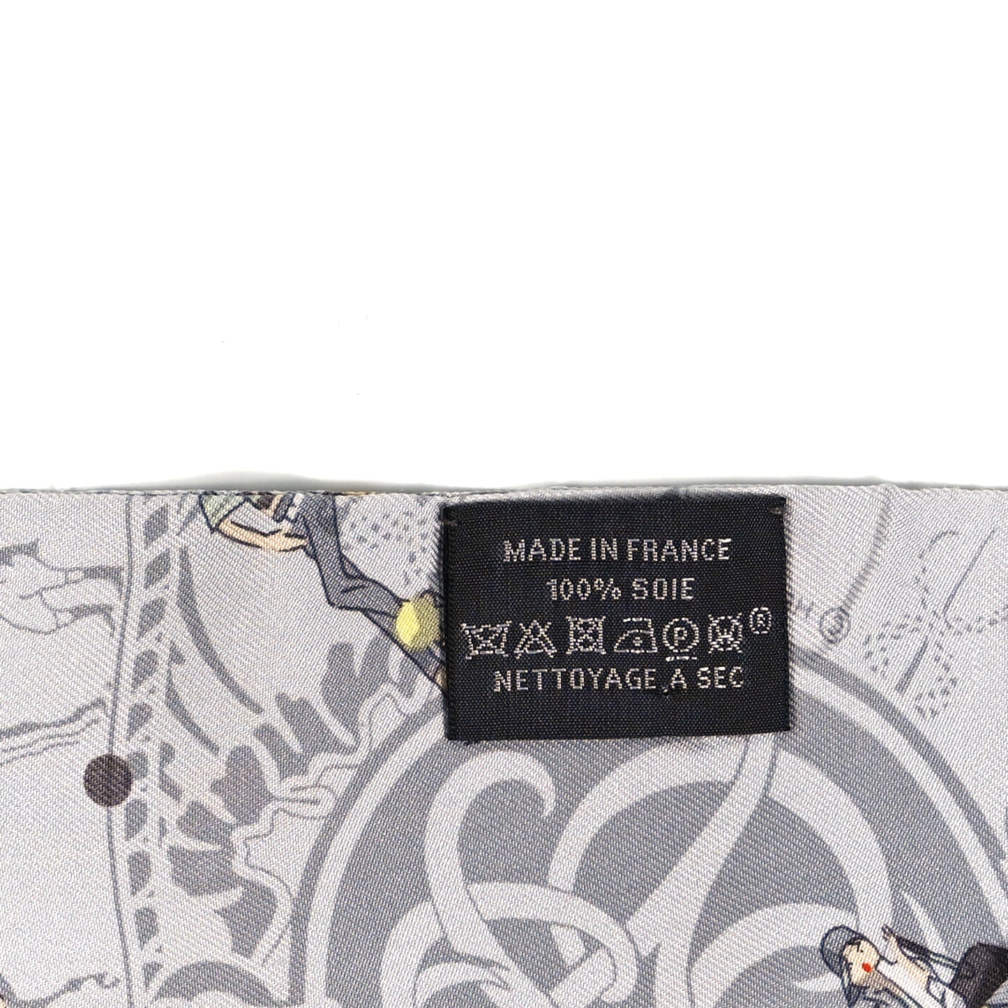 Silk Ex-Libris Les Parisie Twilly Gris Perle Jaune Soufre