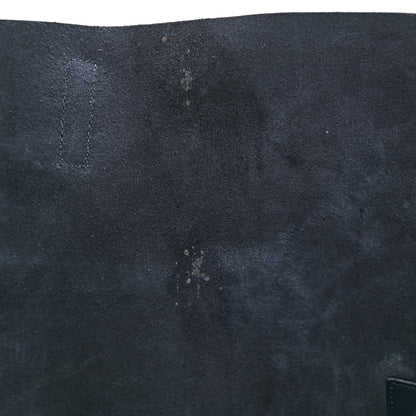 Saint Laurent Calfskin Large Shopping Tote Deep Marine 11 of 11
