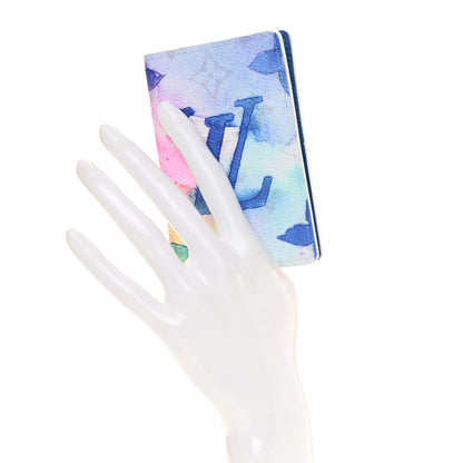 Louis Vuitton Monogram Watercolor Pocket Organizer NM Multicolor 2 of 8