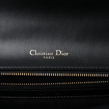 Christian Dior Lambskin Studded Medium Diorama Flap Bag Black 6 of 17
