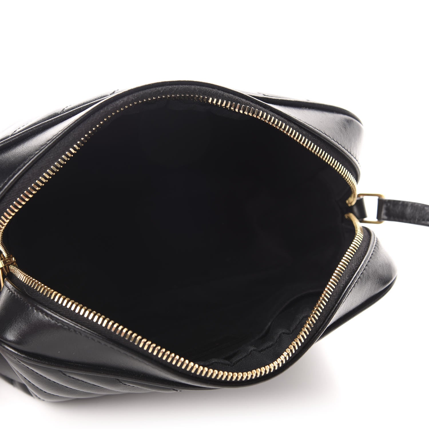 Saint Laurent Calfskin Matelasse Monogram Lou Camera Bag Black 5 of 11