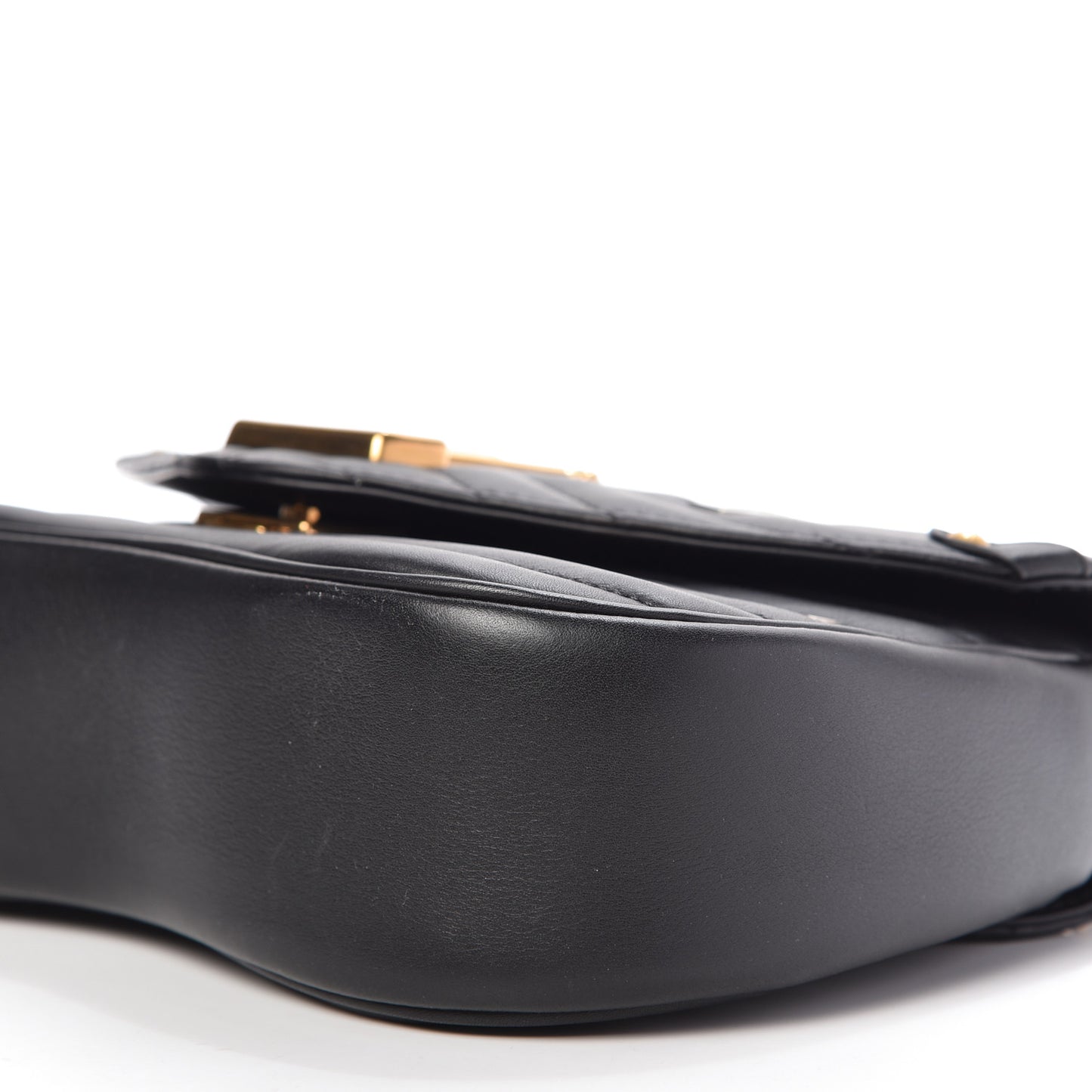 Calfskin Love Lock New Wave Chain MM Black
