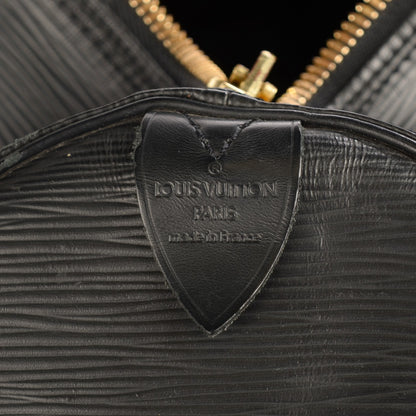 Louis Vuitton Epi Keepall 55 Black 6 of 7