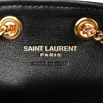 Saint Laurent Lambskin Quilted Baby Bucket Bag Black 5 of 7