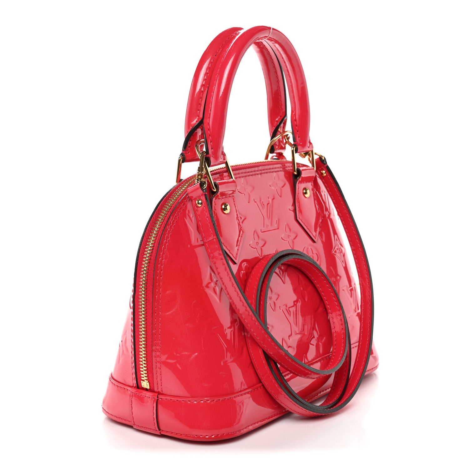 Louis Vuitton Vernis Alma BB Rose Indien 3 of 10