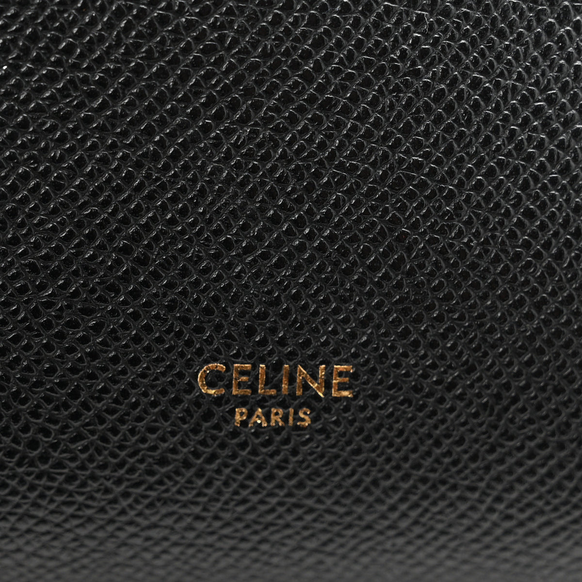 Grained Calfskin Micro Belt Bag Black