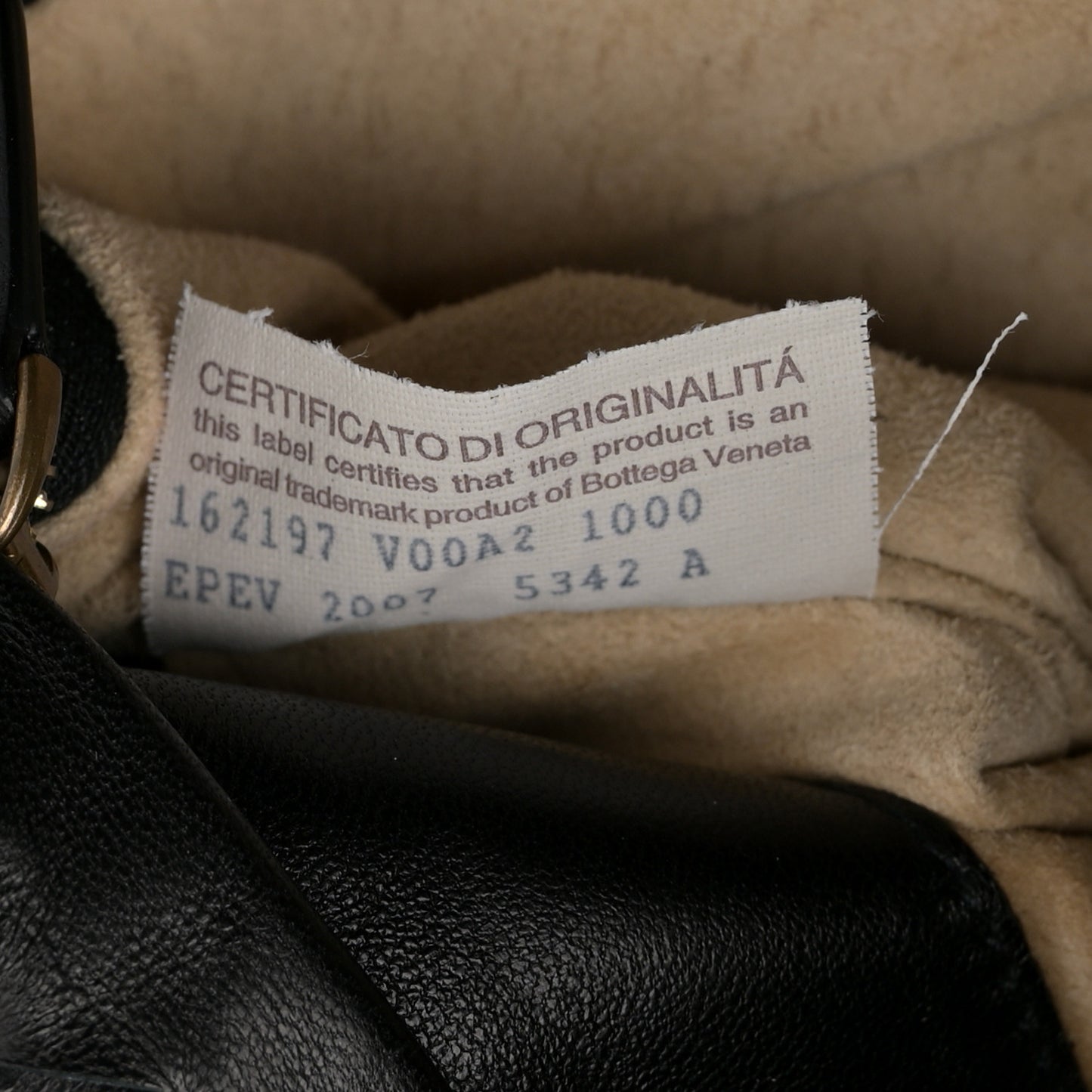 Nappa Intrecciato Large Capri Tote Ebano